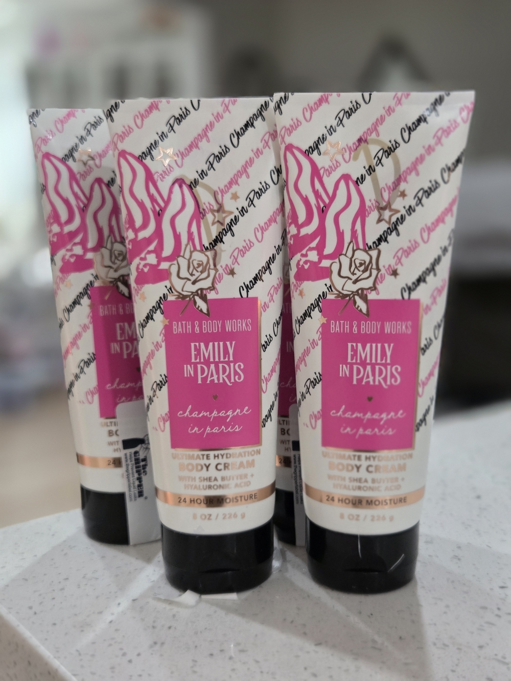 Bath & Body Works Emily in Paris Champagne in Paris Body Cream - X4 (Now Disc)